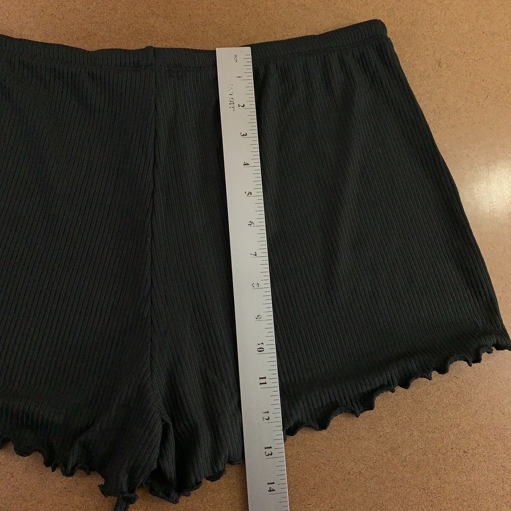 Juicy Couture Womens Size Large Black Rhinestone Logo Sleep Shorts New - Picture 9 of 11